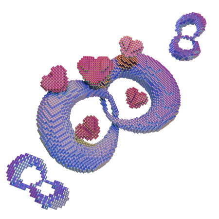 Forme d'amour infini  3D Icon