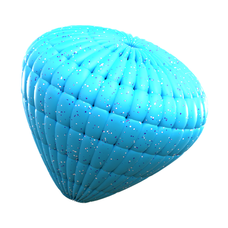 Forme de ballon abstrait  3D Icon