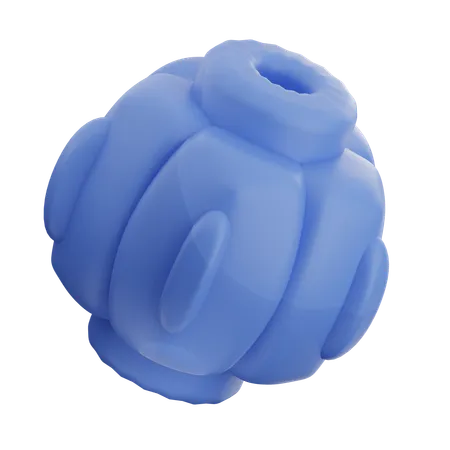 Forme de ballon abstrait  3D Icon