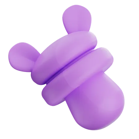 Forme de ballon abstrait  3D Icon