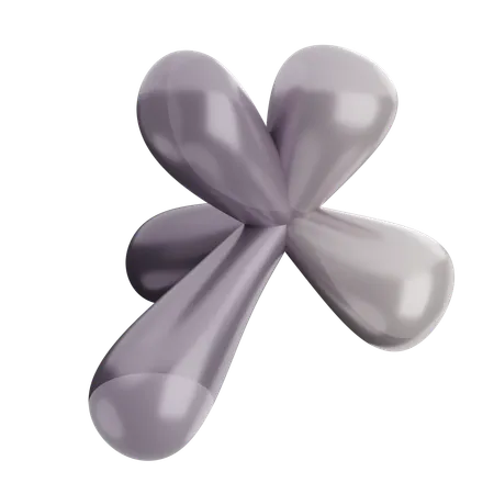 Forme de ballon abstrait  3D Icon