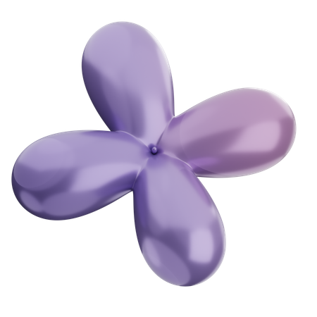 Forme de ballon abstrait  3D Icon