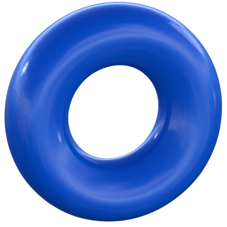 Forme de beignet abstraite  3D Icon