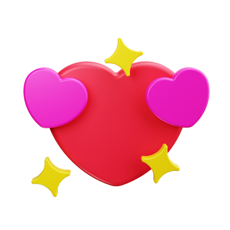 Forme de coeur  3D Icon