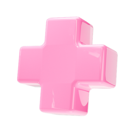 Forme de croix  3D Icon