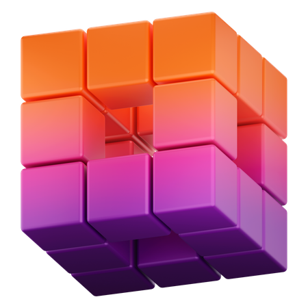 Forme de cube  3D Icon