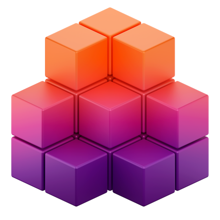 Forme de cube  3D Icon