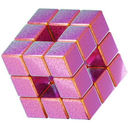 Forme de cube  3D Icon