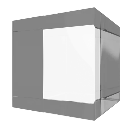 Forme de cube 3D  3D Illustration