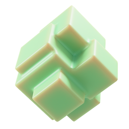 Forme de cube  3D Icon