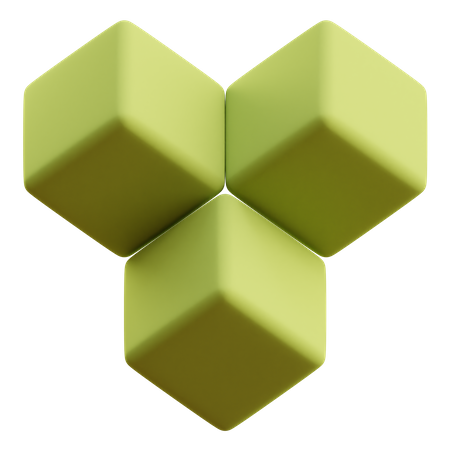 Forme de cube  3D Icon