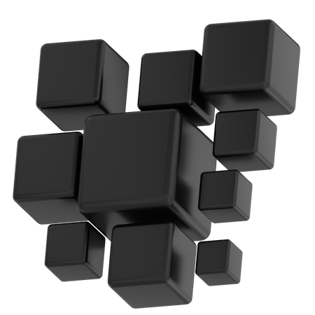 Forme de cube  3D Icon