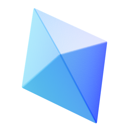 Forme de diamant  3D Icon