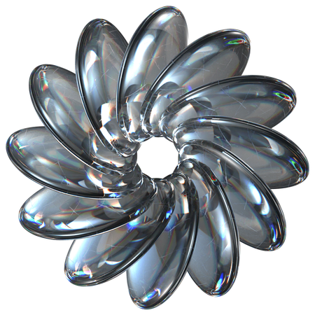 Forme de fleur  3D Icon