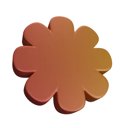 Forme de fleur  3D Icon