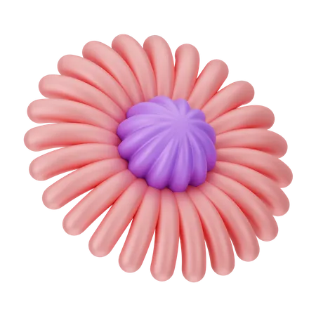 Forme de fleur abstraite  3D Icon