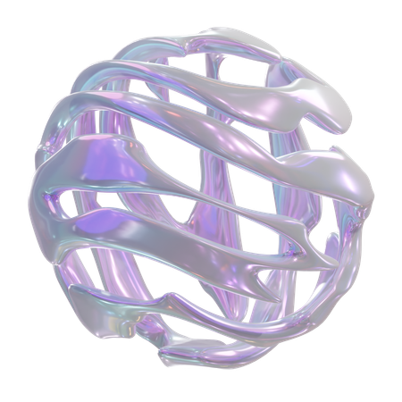 Forme de globe  3D Icon