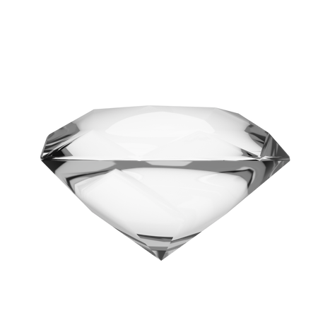 Forme de diamant  3D Illustration