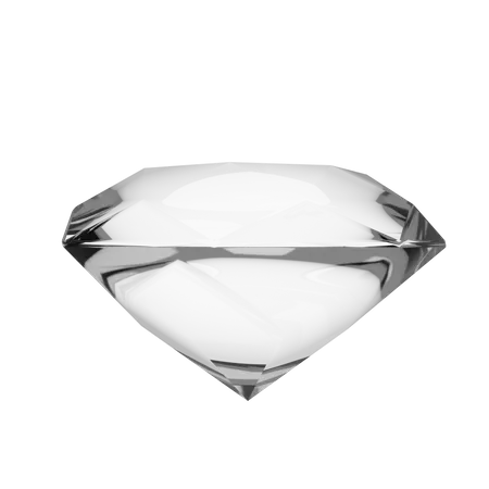 Forme de diamant  3D Illustration