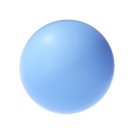 Forme de sphère  3D Illustration