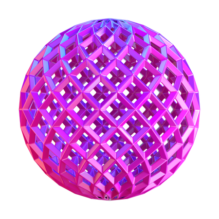 Forme de sphère abstraite  3D Icon