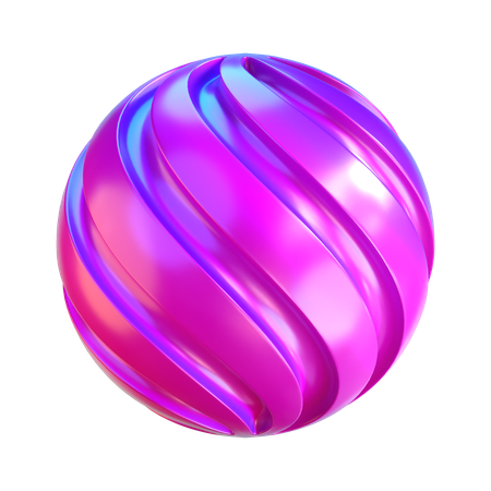 Forme de sphère abstraite  3D Icon