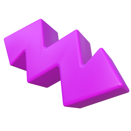 Forme de tonnerre  3D Icon