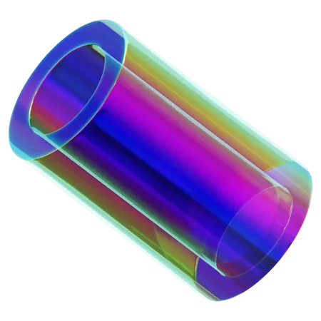 Forme de verre abstraite  3D Icon