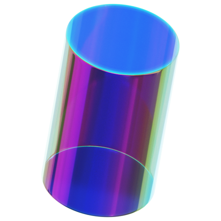 Forme de verre abstraite  3D Icon