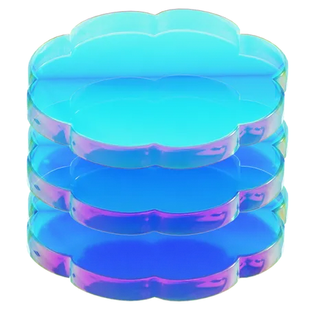 Forme de verre abstraite  3D Icon