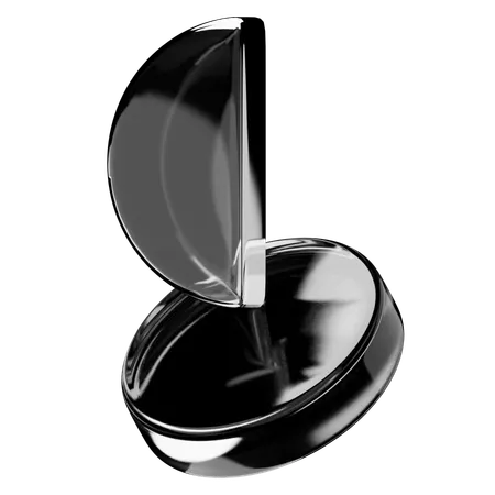 Forme de verre abstraite  3D Icon