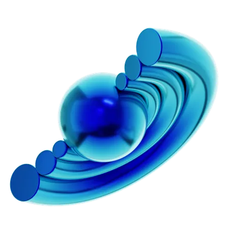 Forme de demi-cercle  3D Icon