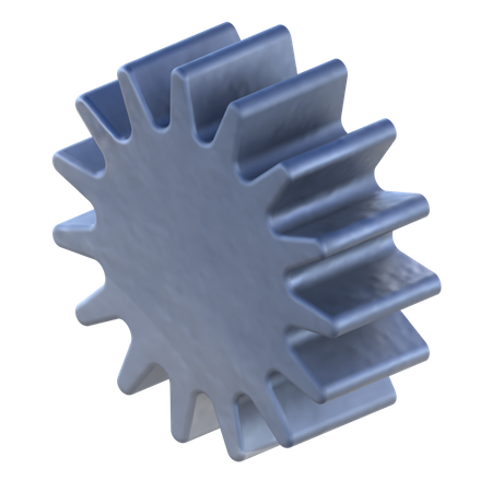 Forme d'engrenage  3D Icon