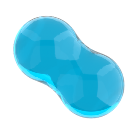 Forme des sphères fusionnées  3D Icon
