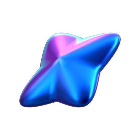 Forme d'étoile  3D Icon