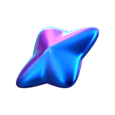 Forme d'étoile  3D Icon