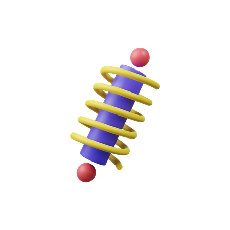 Forme d'hélice  3D Illustration