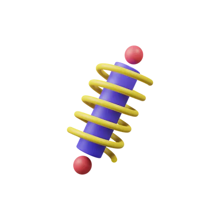 Forme d'hélice  3D Illustration