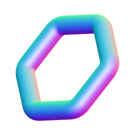 Forme hexagonale  3D Icon
