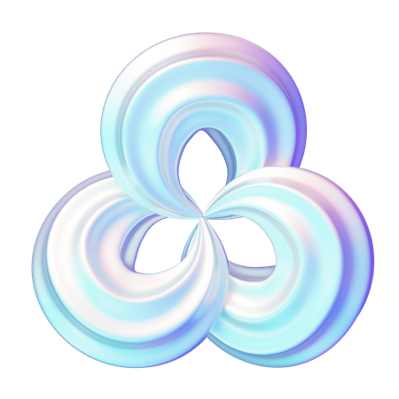 Forme d'hologramme  3D Icon