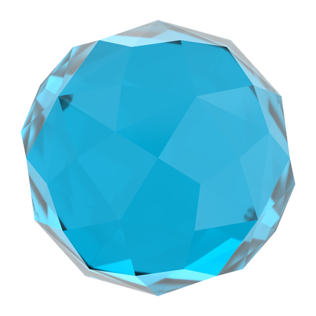 Forme d'icosphère  3D Icon