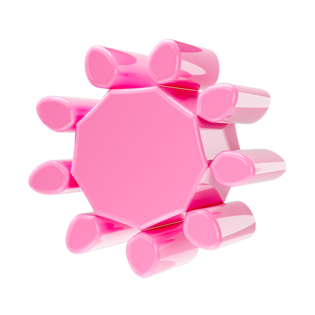 Forme multifeuille  3D Icon