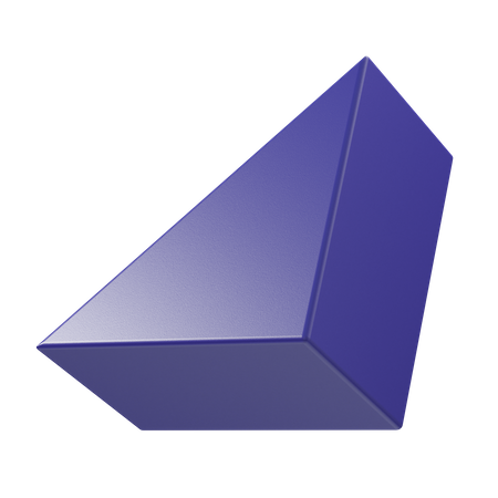 Forme de prisme  3D Icon