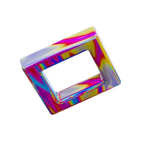 Forme rectangulaire  3D Illustration