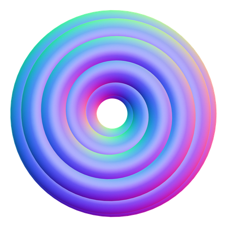 Forme ronde  3D Icon