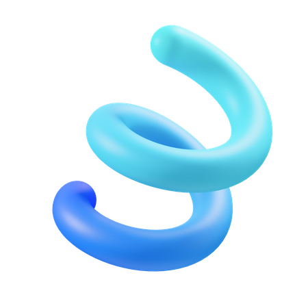 Forme en spirale  3D Icon