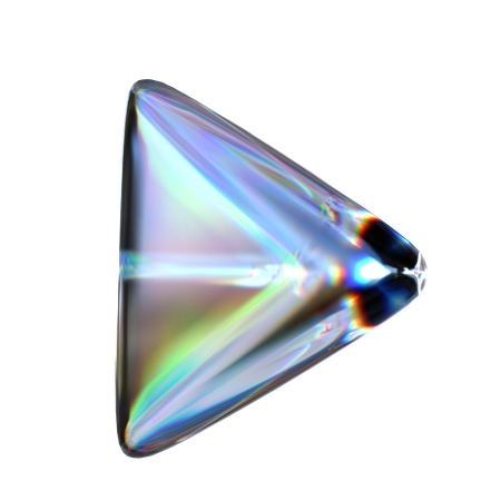 Forme triangulaire  3D Icon