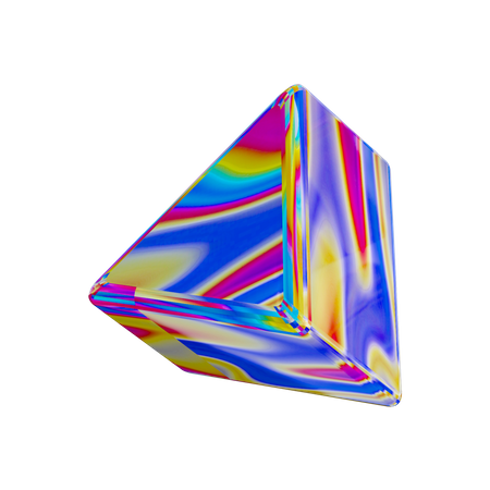 Forme triangulaire  3D Illustration