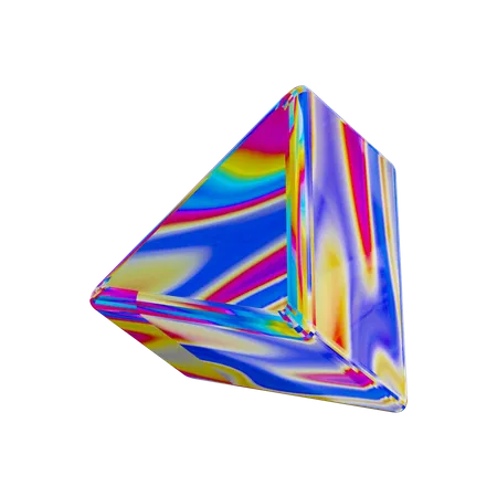 Forme triangulaire  3D Illustration