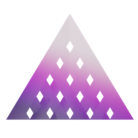 Forme triangulaire  3D Icon